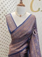 Soft katan with half of flower like design - Image 5