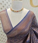 Soft katan with tree-like brocade pattern - Image 21