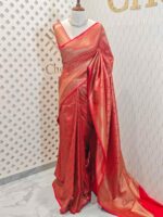 Soft katan with tree-like brocade pattern - Image 19