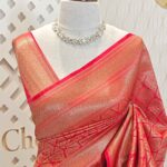 Soft katan with tree-like brocade pattern - Image 18