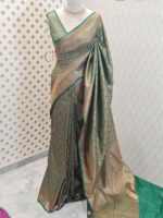 Soft katan with tree-like brocade pattern - Image 4