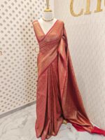 Soft katan with tree-like brocade pattern - Image 13