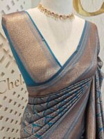 Soft katan with tree-like brocade pattern - Image 9