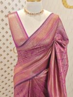 Soft katan with tree-like brocade pattern - Image 5