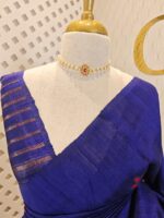 Tussar Banarasi with 7 Petal floral butta designs - Image 9