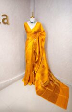 Tussar Banarasi with tear drop shaped parsley design - Image 9