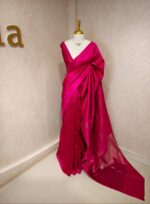 Tussar Banarasi with tear drop shaped parsley design - Image 6