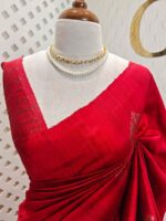 Tussar Banarasi with tear drop shaped parsley design - Image 29