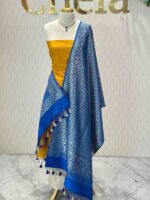 Duppata - banarasi with diamond and floral vein strock - Image 2