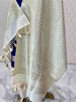 Duppata - banarasi with diamond and floral vein strock - Image 6