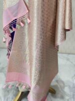 Duppata - banarasi with diamond and floral vein strock - Image 15