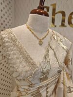 Organza with turkish marble like pattern - Image 2