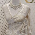 Organza with turkish like zigzag pattern