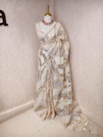 Organza with Turkish full body marble like pattern - Image 3