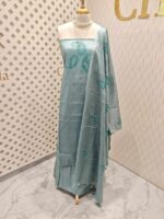 Salwar with mango shaped cut work design - Image 9