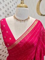 Viscose with check design and thin border (Dark) - Image 23
