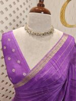 Viscose with check design and thin border (Dark) - Image 20