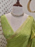 Viscose with check design and thin border (Dark) - Image 14