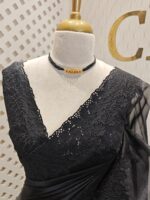 Organsa with floral cutwork on boarder - Image 8