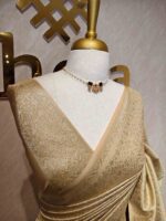 Banarasi with floral and veiny jacquard design - Image 20