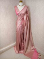 Banarasi with floral and veiny jacquard design - Image 18