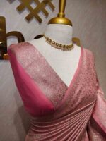 Banarasi with floral and veiny jacquard design - Image 17