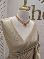 Banarasi with 3 leafy and veiny designs - Image 8