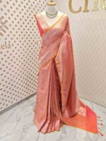 Banarasi with 3 leafy and veiny designs - Image 6