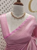 Banarasi with 3 leafy and veiny designs - Image 19