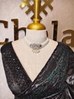 Organza with turkish branches like pattern - Image 5