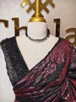 Organza with turkish branches like pattern - Image 2