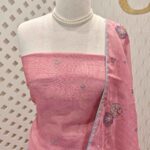 Salwar with cross stitch floral design