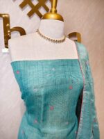 Salwar with cross stitch floral design - Image 5