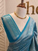 Banarasi with 3 leafy and veiny designs - Image 38