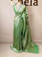 Banarasi with ring around and diamond shaped boarder - Image 18
