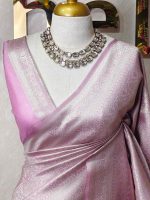 Banarasi with ring around and diamond shaped boarder - Image 20