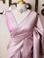 Banarasi with ring around and diamond shaped boarder - Image 13