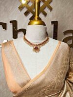 Banarasi with jangle pattern and detailing floral motif - Image 2
