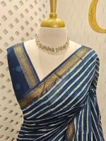 Chandheri with block print 104 - Image 2