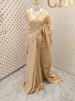 Chandheri silk with kandha embroidery work on pallu - Image 3