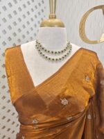 Georgette with all-over epic fendy leaf buttas - Image 14