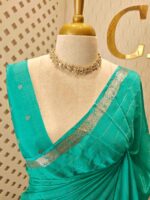 Viscose with check design and thin border (Dark) - Image 65
