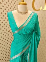 Viscose with check design and thin border (Dark) - Image 64