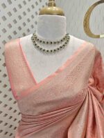 Banarasi with small different floral veiny designs - Image 2