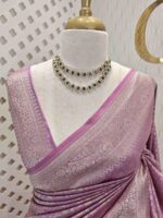 Banarasi with small different floral veiny designs - Image 20
