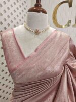 Banarasi with leafy arch design - Image 26