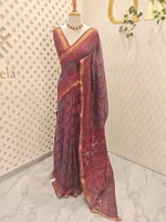 Chandheri with block print 113 - Image 3