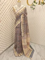 Chandheri with block print 114 - Image 3