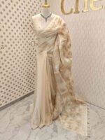 Organza with turkish like thread random floral design - Image 21