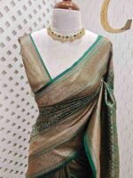 Soft Katan with diamond shape geometric designs - Image 10